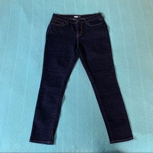 Old Navy Skinny Jeans 6 Short Dark Wash - Like New!!